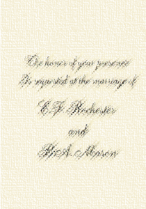 Wedding Invite R&B